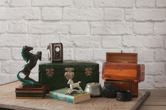 There are treasures a plenty to be found in the collection of curated retro, vintage and antique pieces StoryArt carries. Photo credit: Debra Cowie
