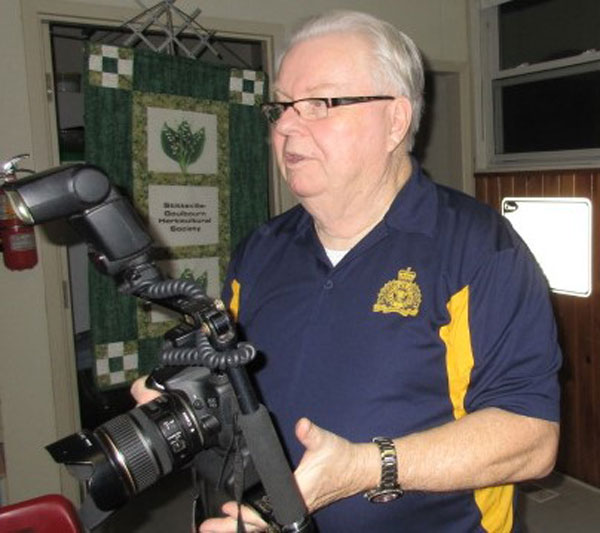 John Brummell talks to the Stittsville Goulbourn Horticultural Society on February 20.