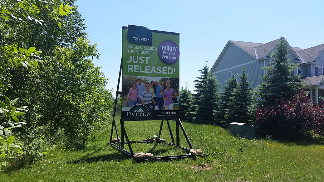 Porter Place sign. Photo by Mitch Pommainville.