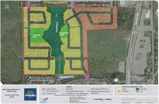 Minto Potter's Key subdivision plan