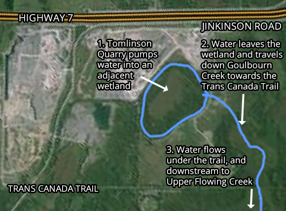 Tomlinson Quarry satellite map