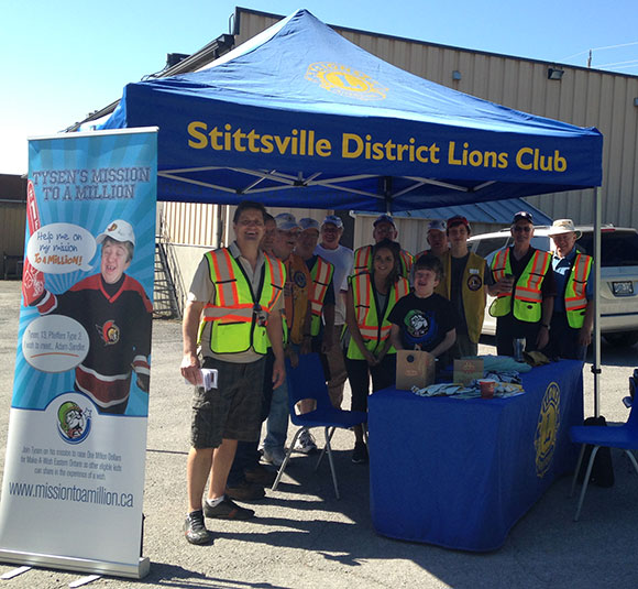 Tysen's Mission to a Million: E-waste drive with Stittsville Lions 