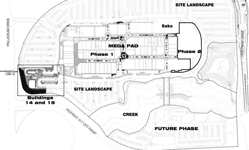 Two new buildings proposed for Tanger Outlets would be home to a Starbucks and a stakehouse