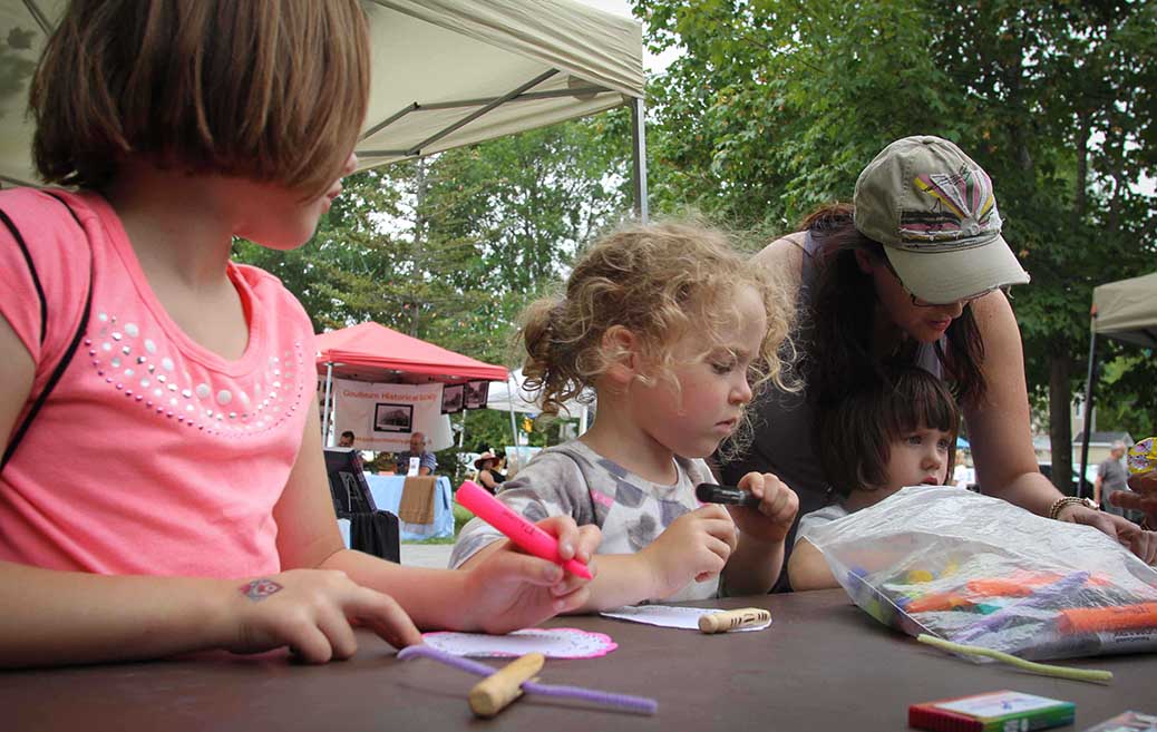 STITTSVILLE, ON, August 14, 2016. Making art at Art in the Park at Village Square. Barry Gray (StittsvilleCentral)
