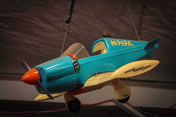 Some of the Barbie accessories on display at the Flea Market & Kondruss Galleries on Carp Road.   This is the 1964 Barbie Airplane was made for Mattel by Irwin toys.(Photo by Barry Gray/For StittsvilleCentral.ca)