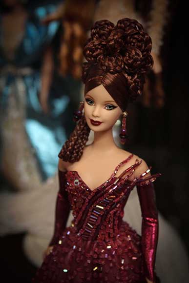 One of the Barbies on display at the Flea Market & Kondruss Galleries on Carp Road.   (Photo by Barry Gray/For StittsvilleCentral.ca)