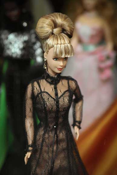 One of the Barbies on display at the Flea Market & Kondruss Galleries on Carp Road.   (Photo by Barry Gray/For StittsvilleCentral.ca)