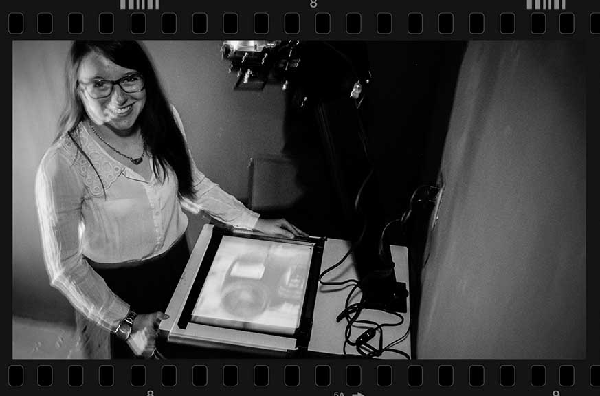 STITTSVILLE, ON., March 7, 2016. Stittsville photograper Kristin Davis in her darkroom where she prints black and white photos. Barry Gray (For StittsvilleCentral)