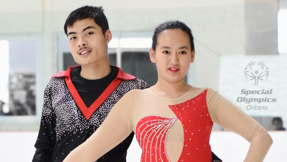 Jack Fan and Katie Xu. Photo by Amal Abdulsalam, via the Goulbourn Skating Club.