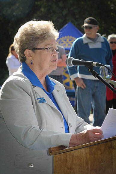 STITTSVILLE, ON, October 8, 2015. Stittsville Rotary President Rosemary Brummell.   Barry Gray (StittsvilleCentral)