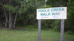 Poole Creek Walkway. Photo by Barry Gray.