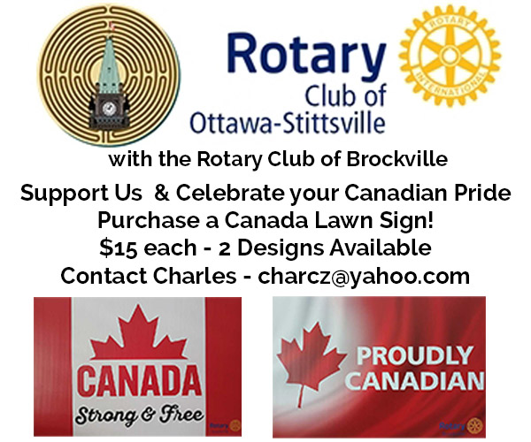Rotary Lawn Sign