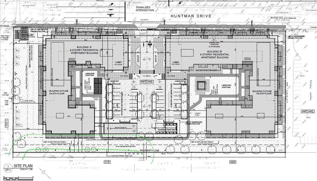 344 units proposed for apartment buildings on 21 Huntmar Drive ...