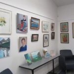 Artwork of the artists at Wildpine Residence on display at Stittsville Library