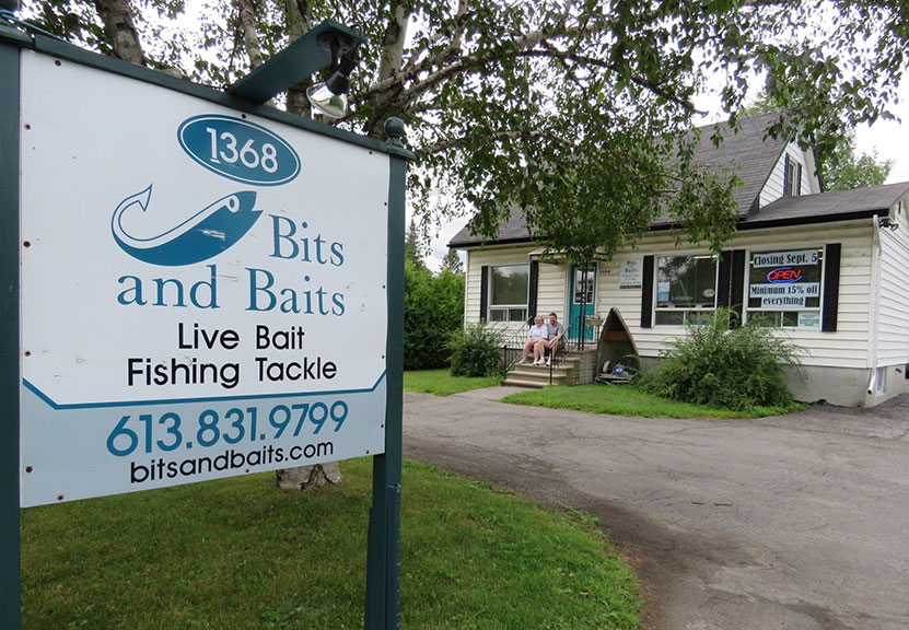 Gord Long and Marise Dube outside of Bits and Baits on Stittsville Main Street