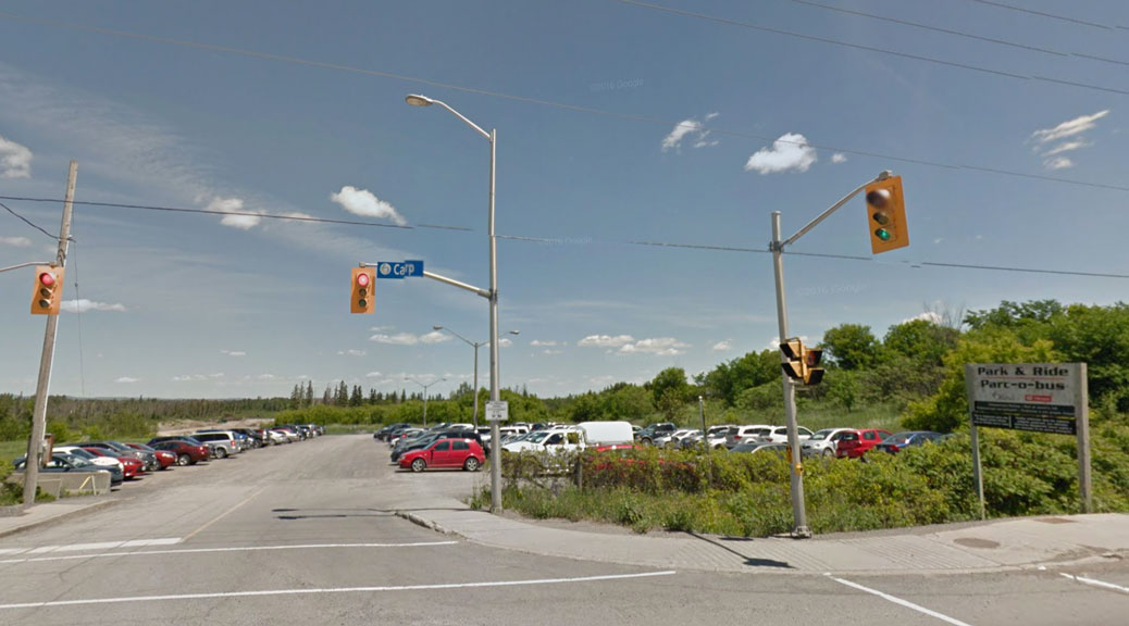 Carp Road Park and Ride. Photo via Google Maps