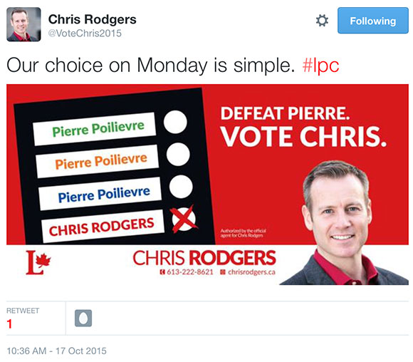 Chris Rodgers Tweet - October 17