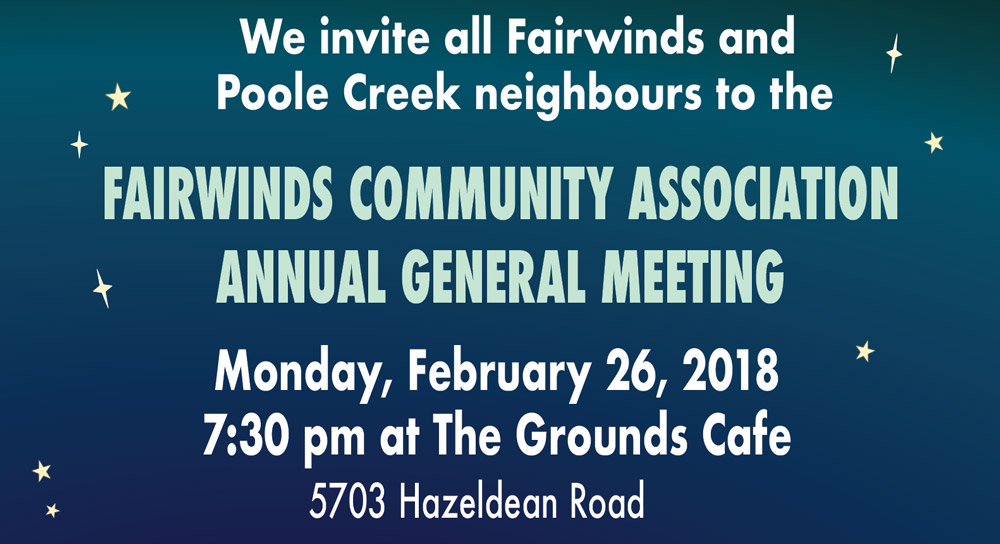 Fairwinds Community Association Annual General Meeting