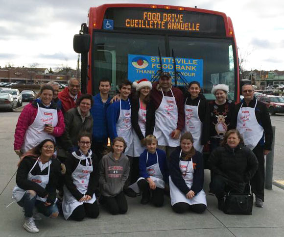 Stittsville Food Bank "Fill the Bus" event 2016