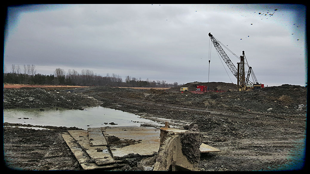 Construction is underway for the Kanata West Pump Station, part of a $60-million water infrastructure project in Kanata-Stittsville.