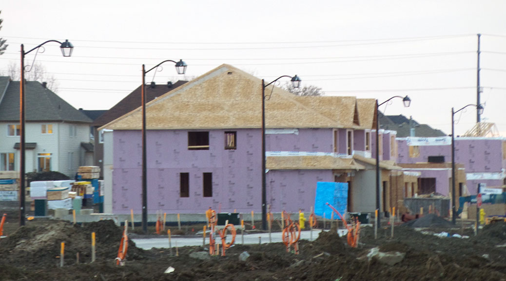 Poole Creek Village under construction, November 2015