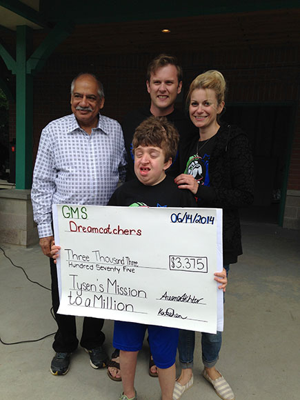 Tysen's Mission to a Million: Fundraising barbecue held by Shad Qadri 