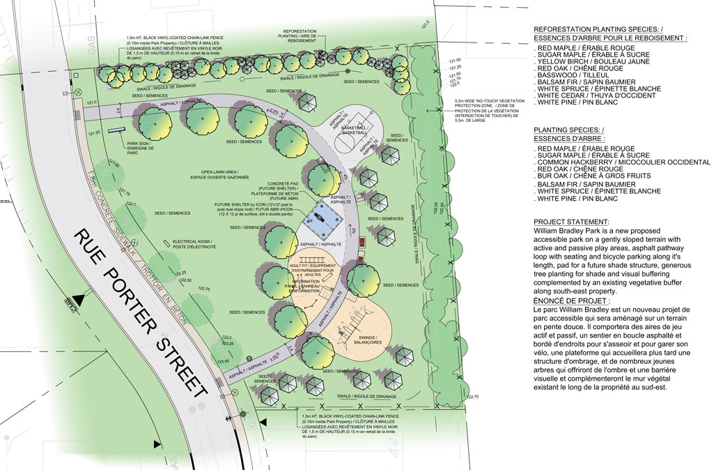 Concept plans posted for William Bradley Park in Porter Place ...