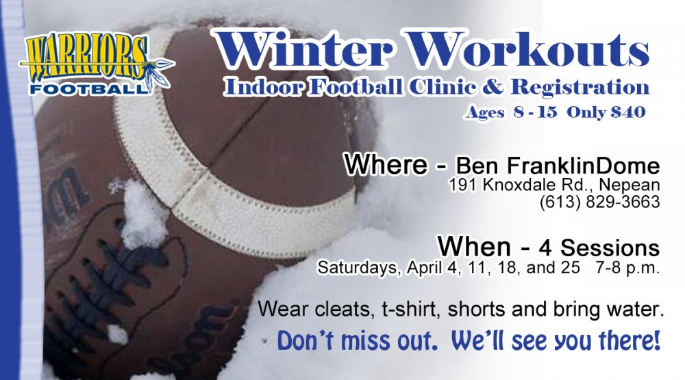Bell Warriors WINTER WORKOUTS are back!